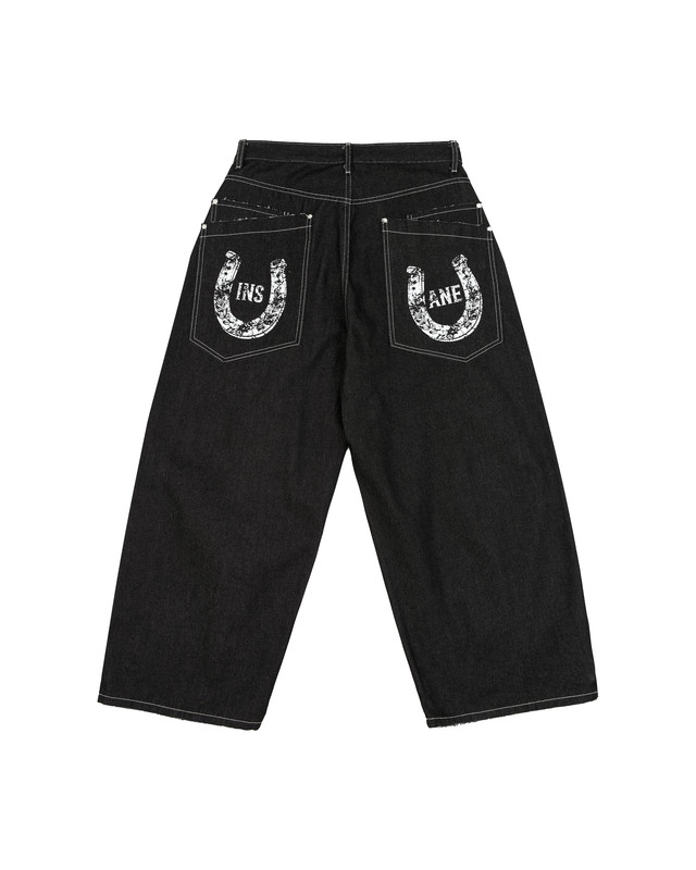 Insane® Horseshoe Pants - Raw Denim