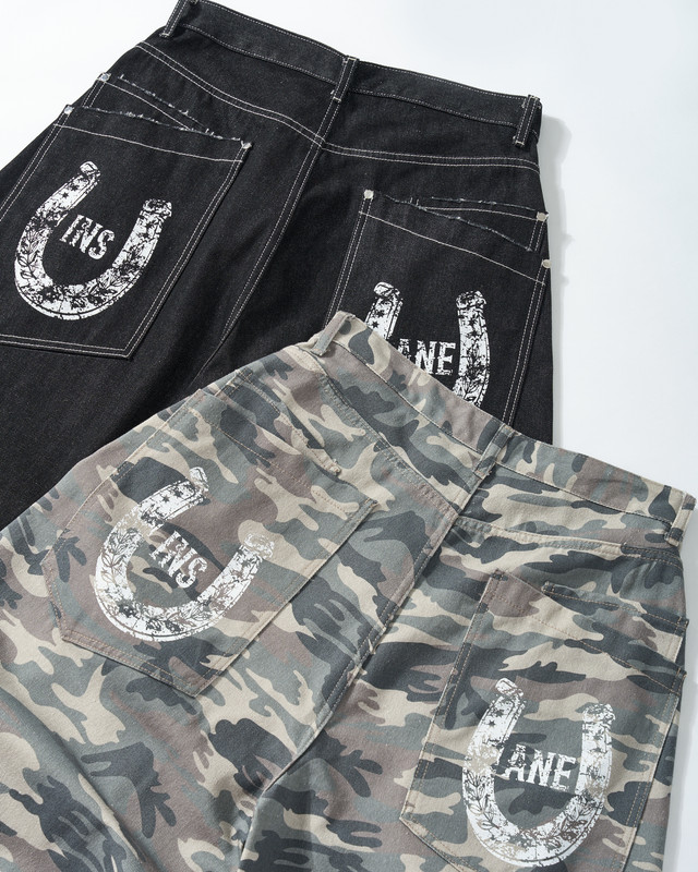 Insane® Horseshoe Pants - Raw Denim