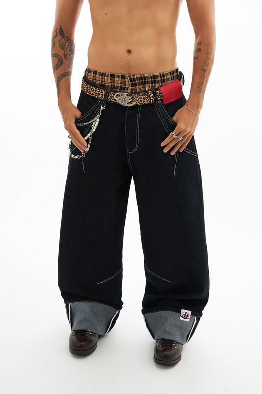Insane® Animal Skin Belt - Red Python Pattern
