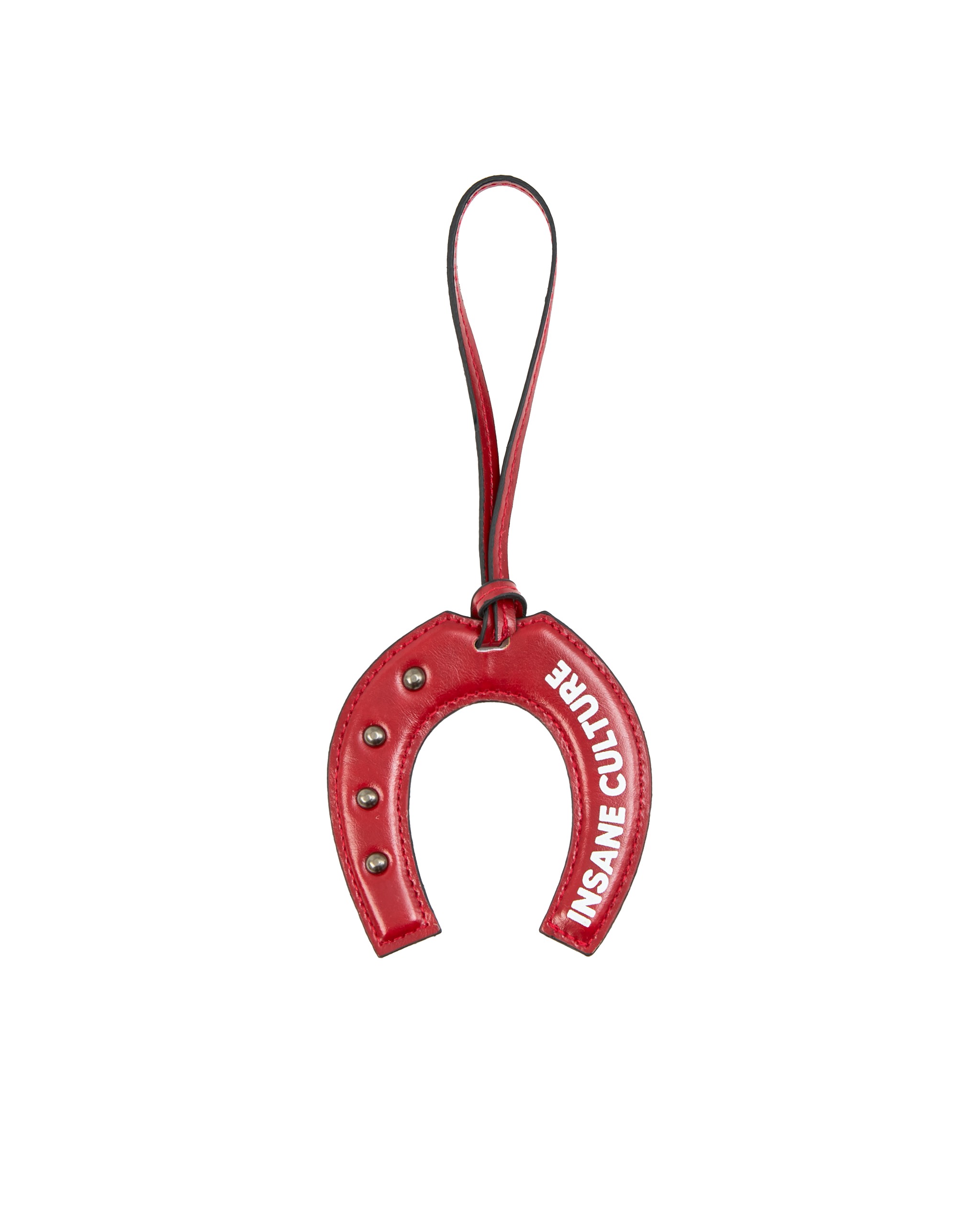Horseshoe Charm - Red