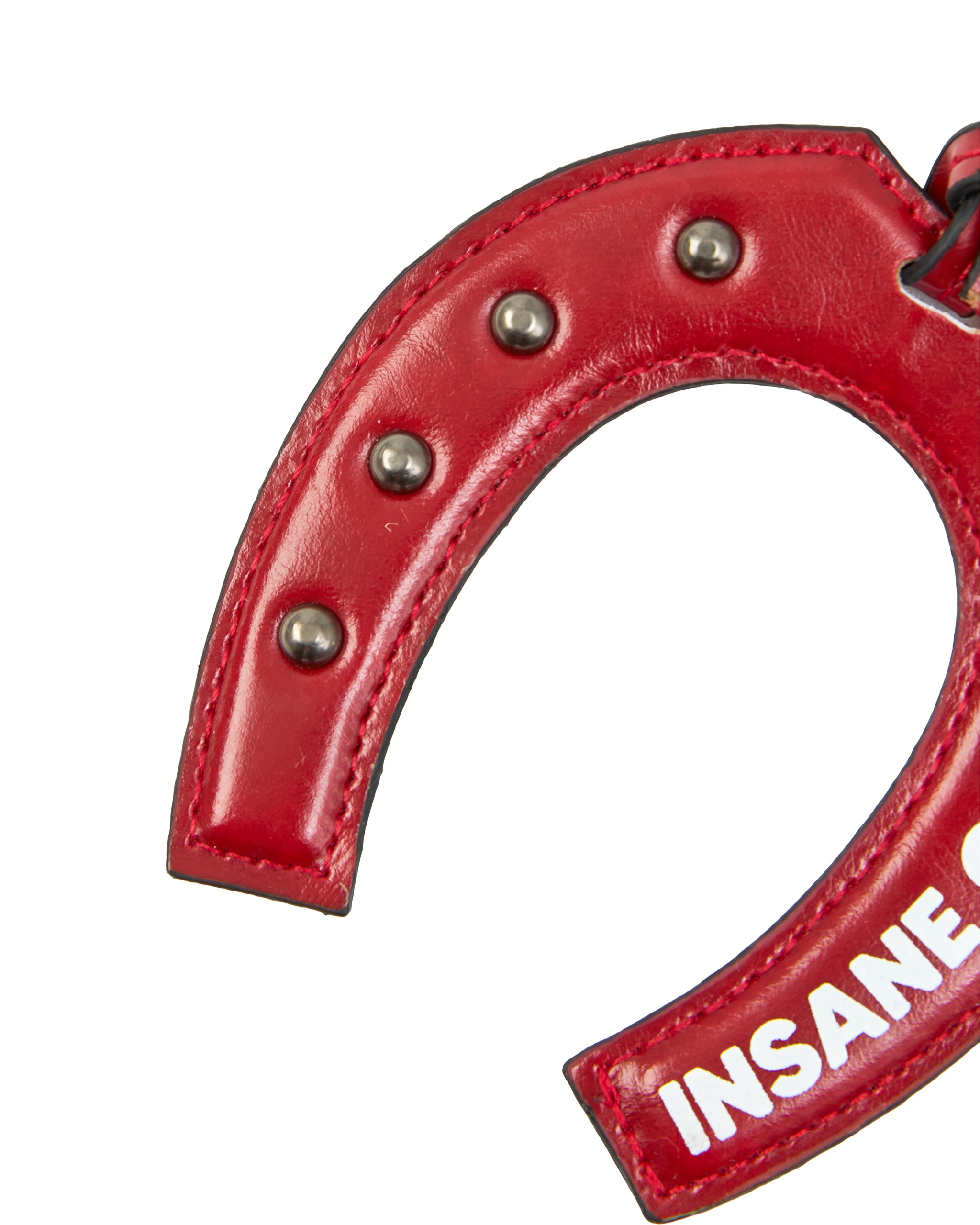 Horseshoe Charm - Red