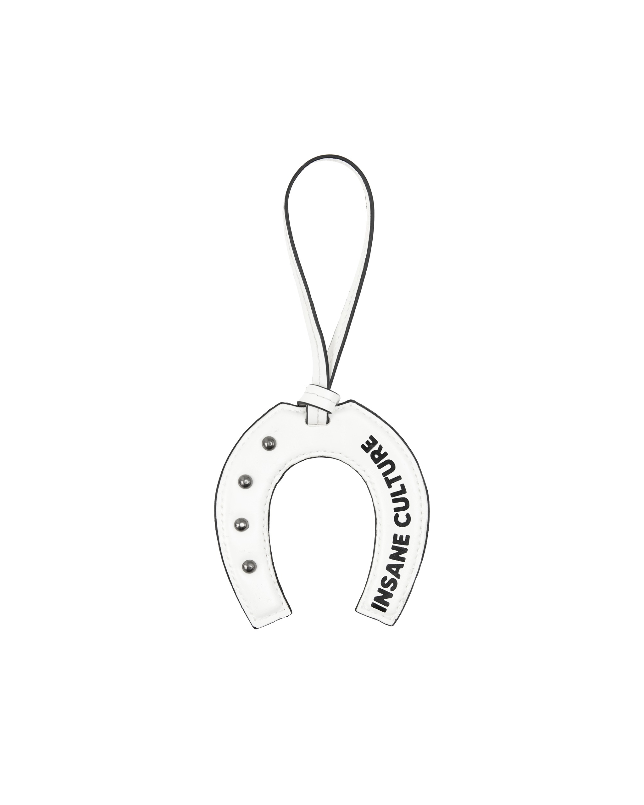 Horseshoe Charm - White