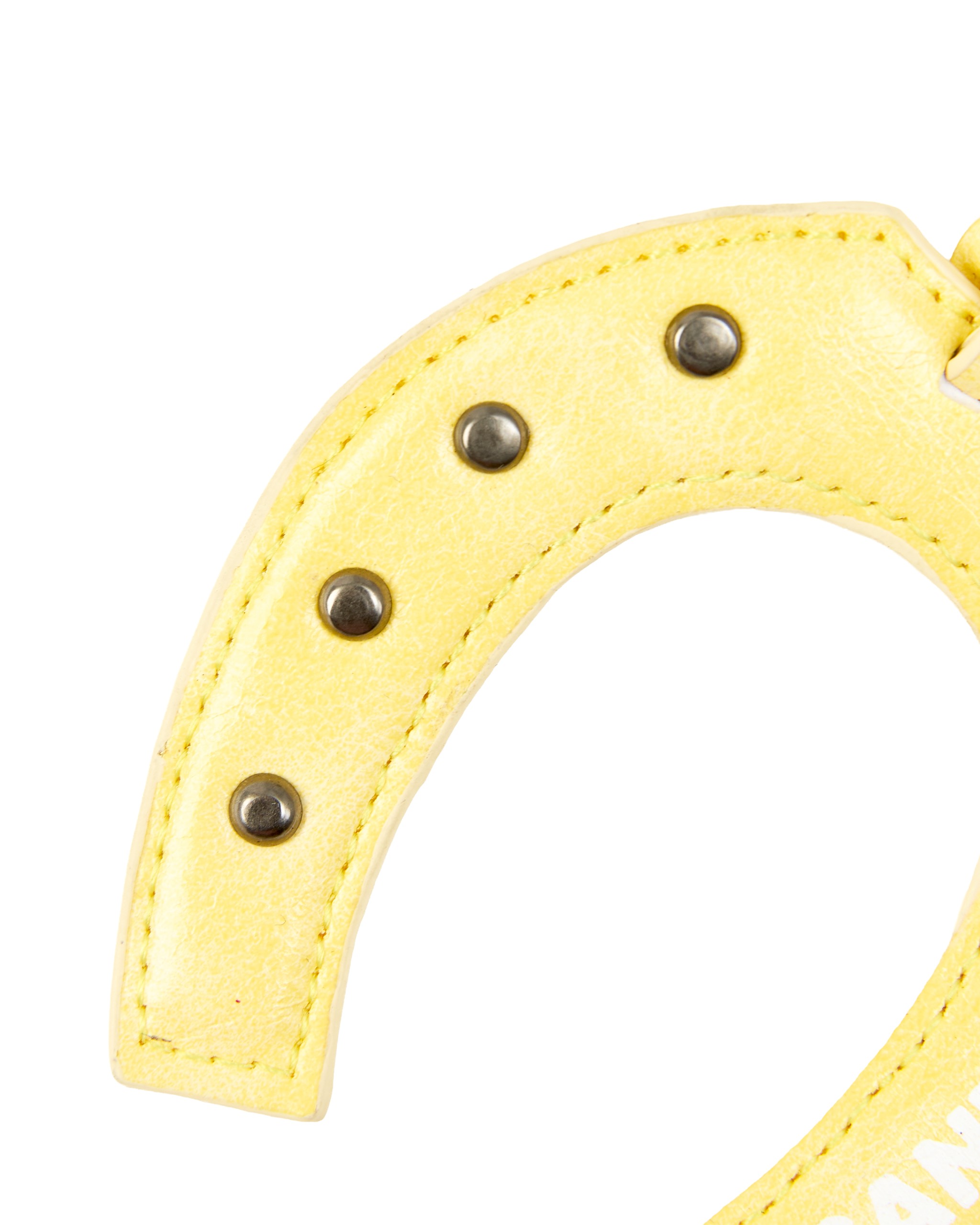 Horseshoe Charm - Pastel Yellow