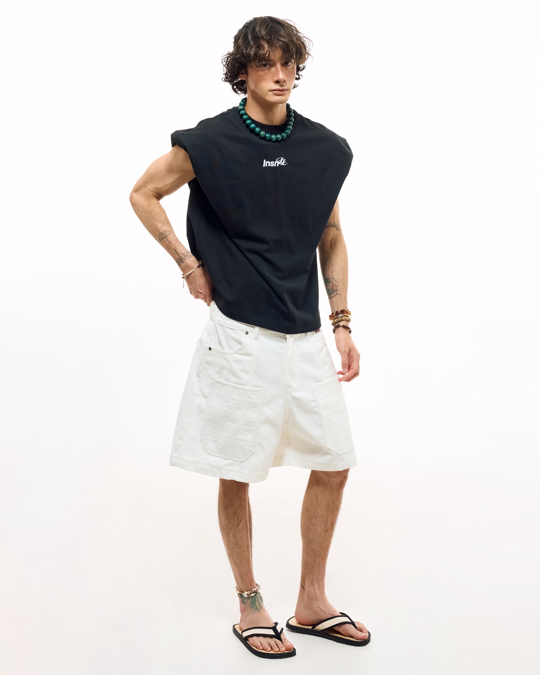 Insane® INSN Shorts - White