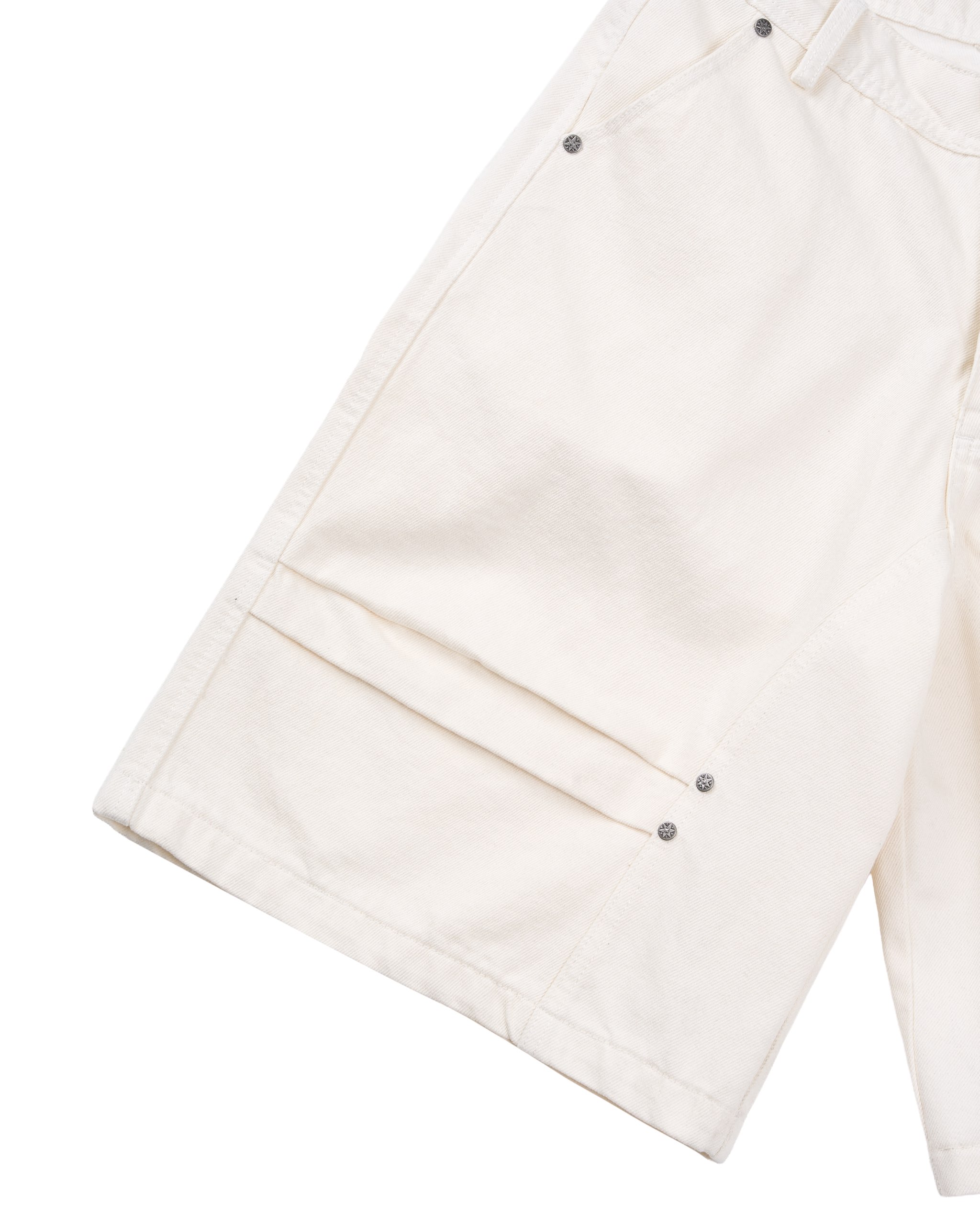 Insane® Rawline Jorts - White