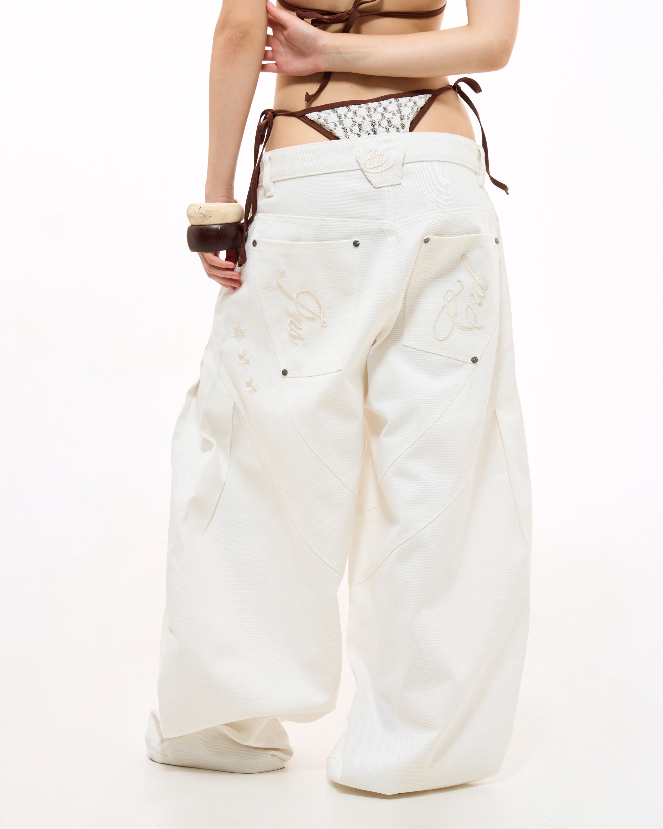 Insane® Split Pants - White
