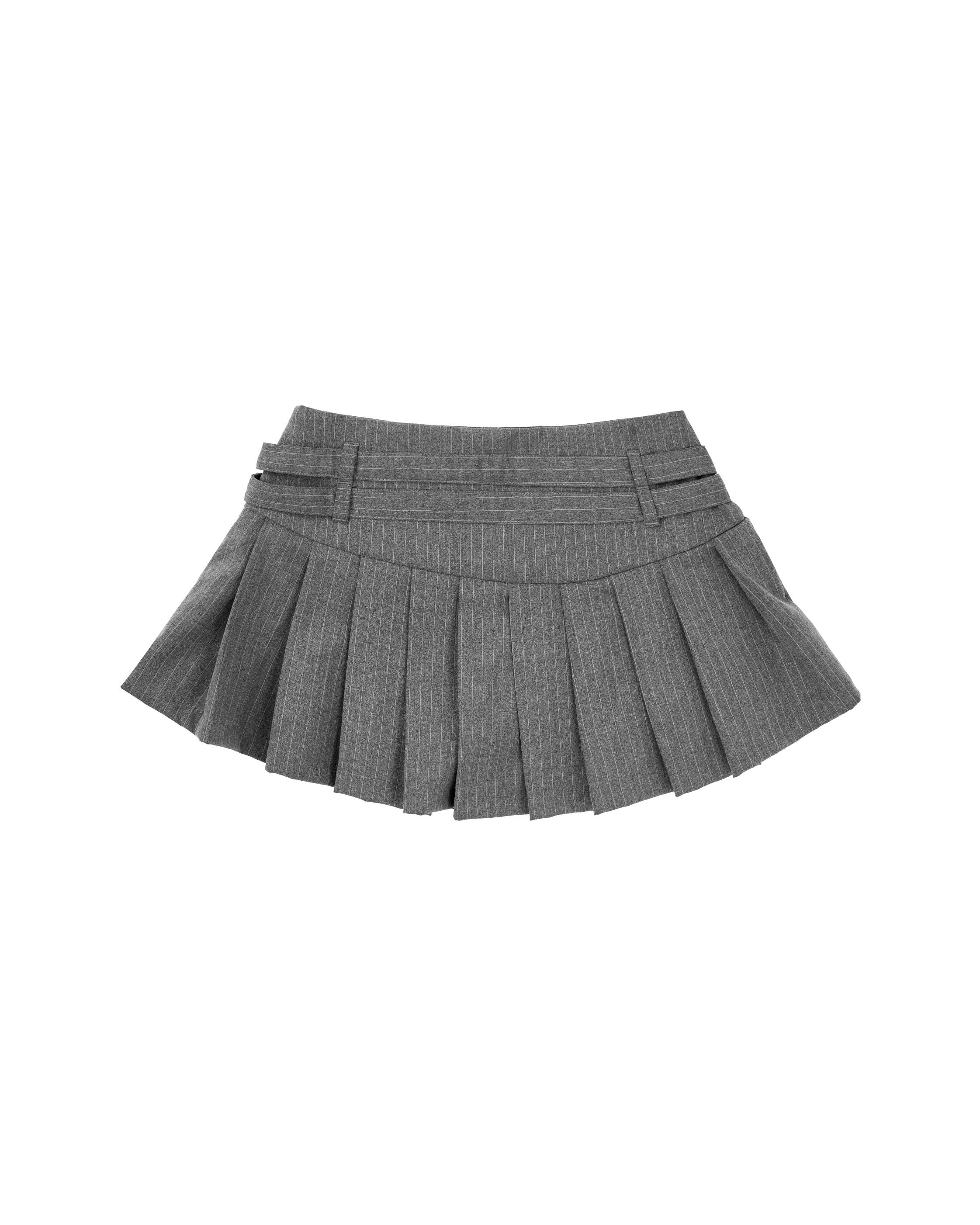 Insane® Campus Mini Skirt - Dark Grey
