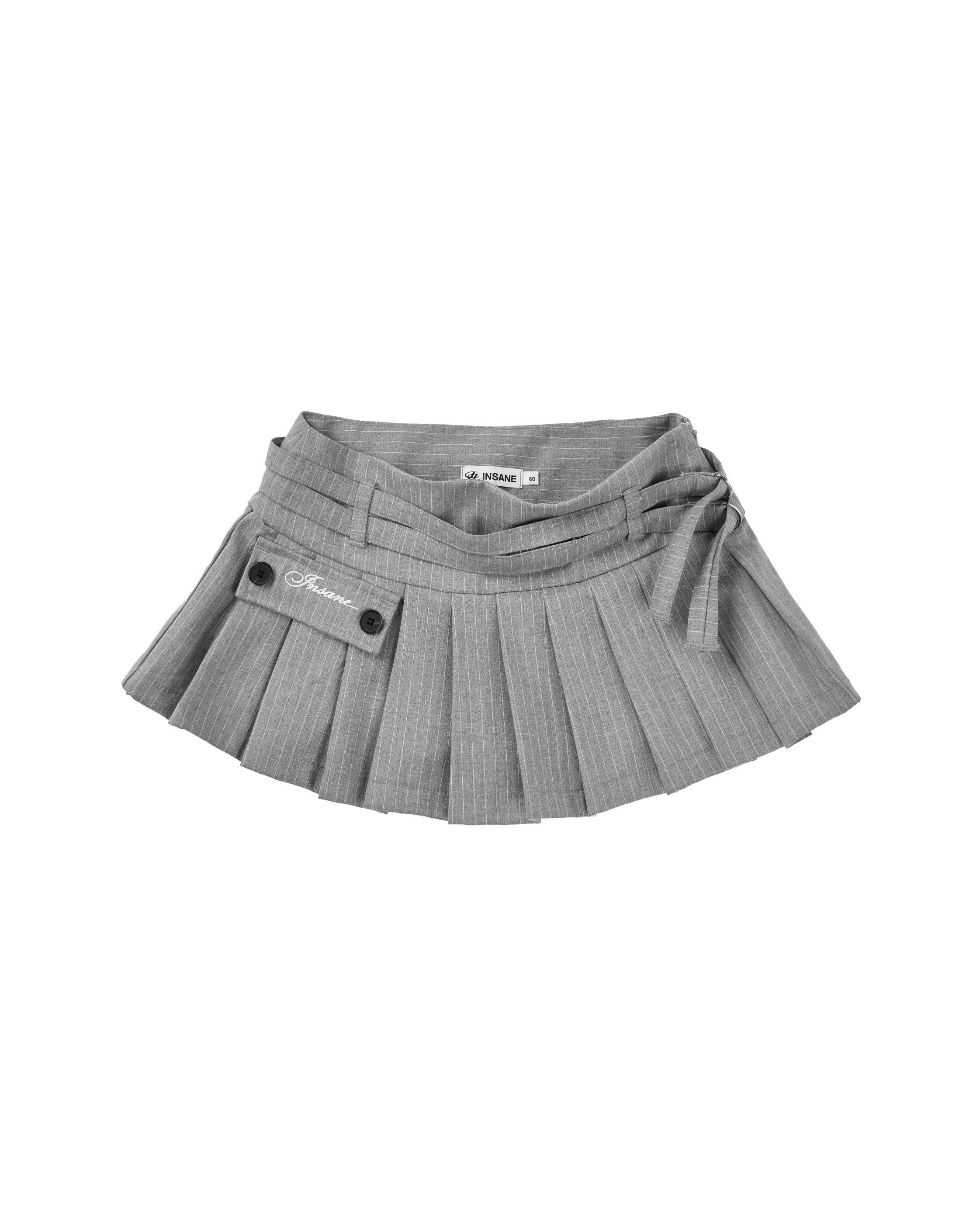 Insane® Campus Mini Skirt - Grey