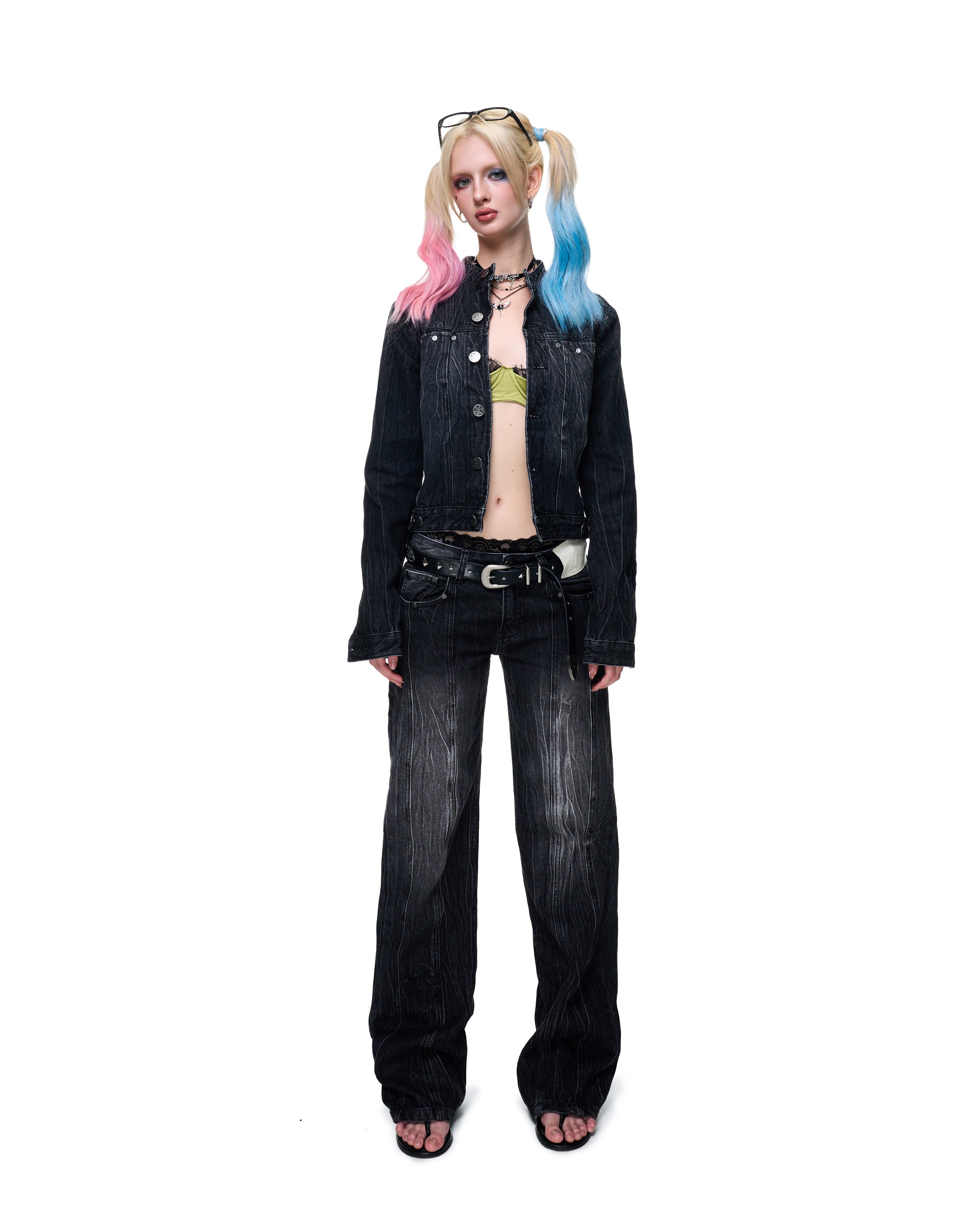 Insane® Elite Denim Women Jacket - Black