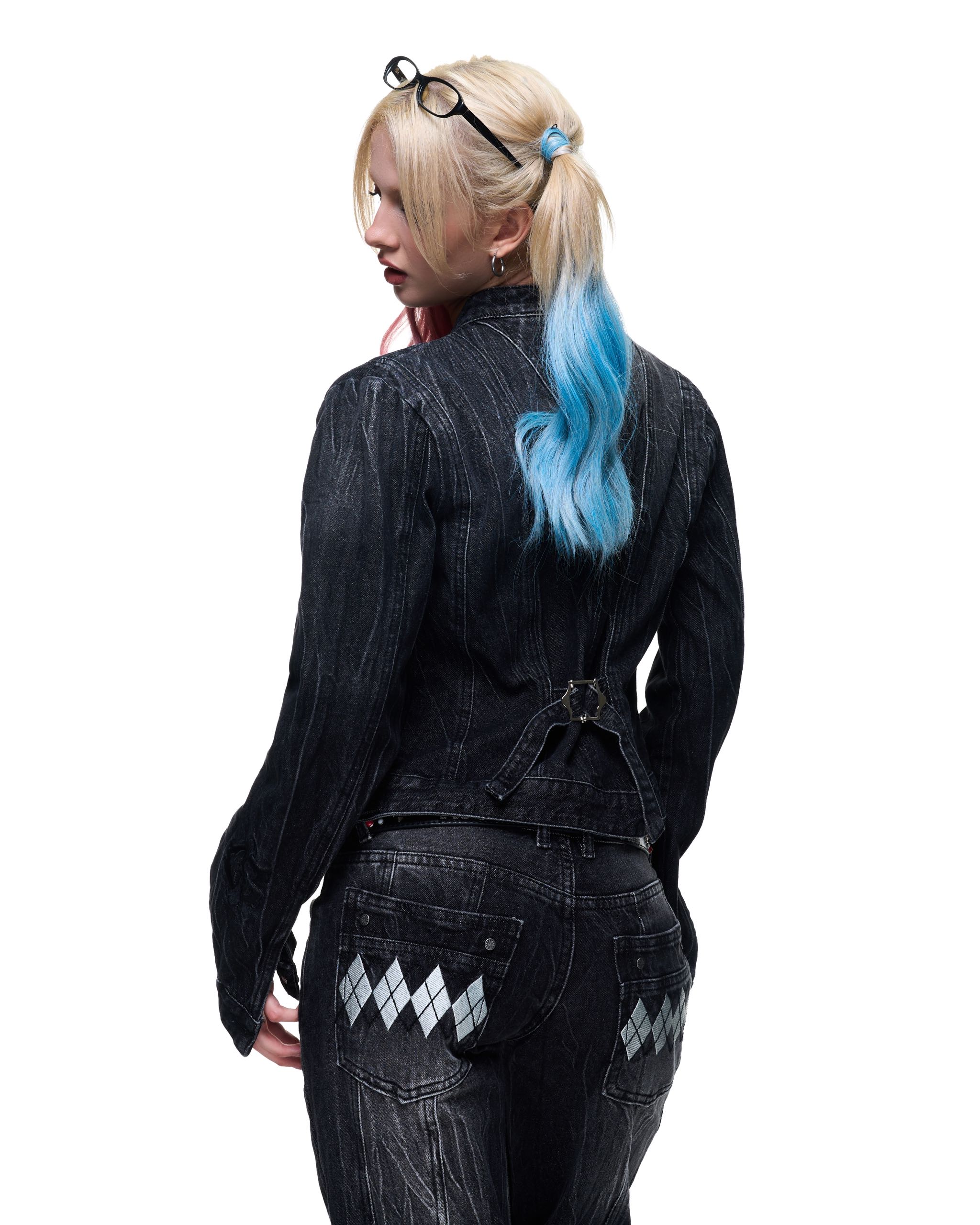 Insane® Elite Denim Women Jacket - Black