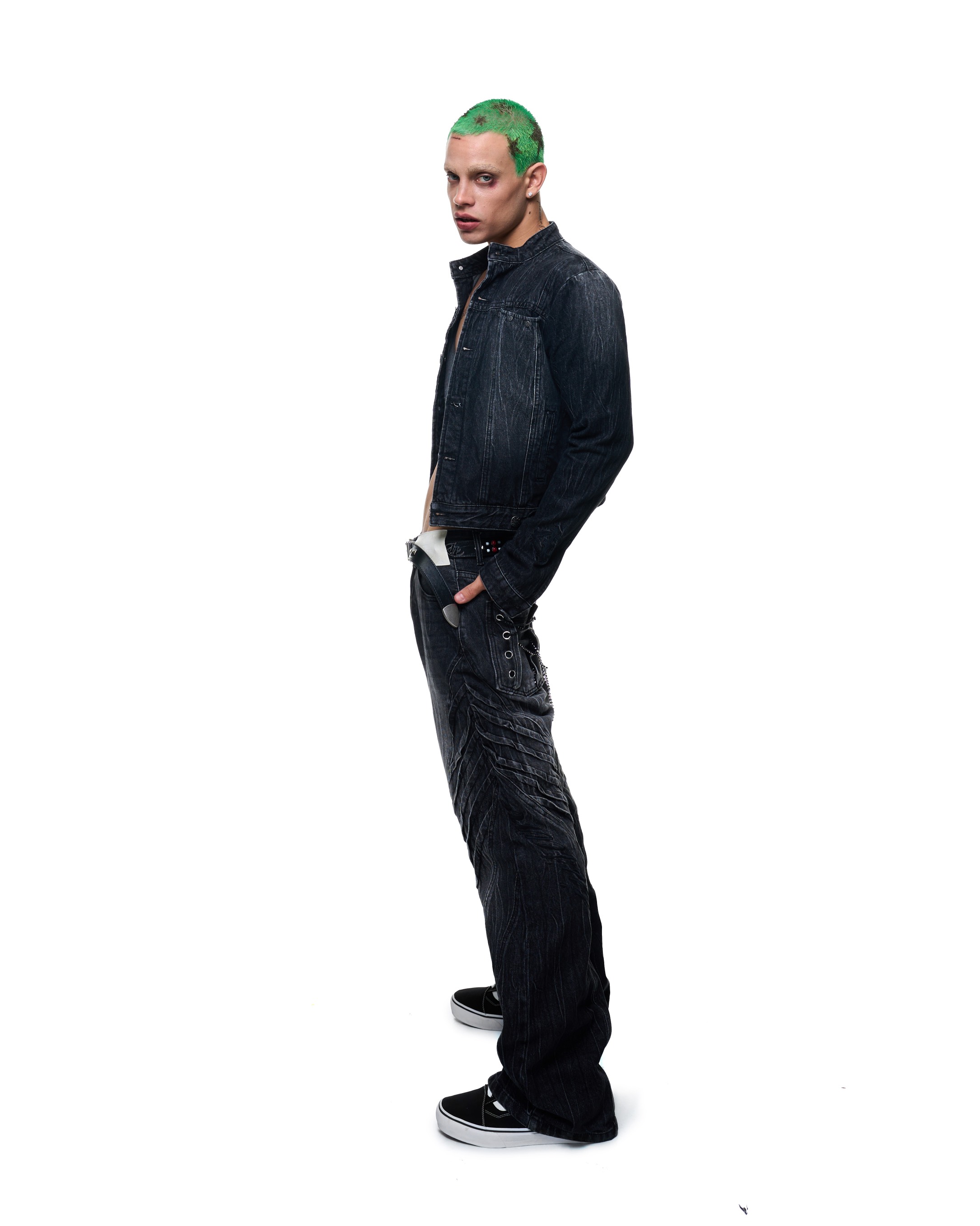 Insane® Elite Denim Women Jacket - Black