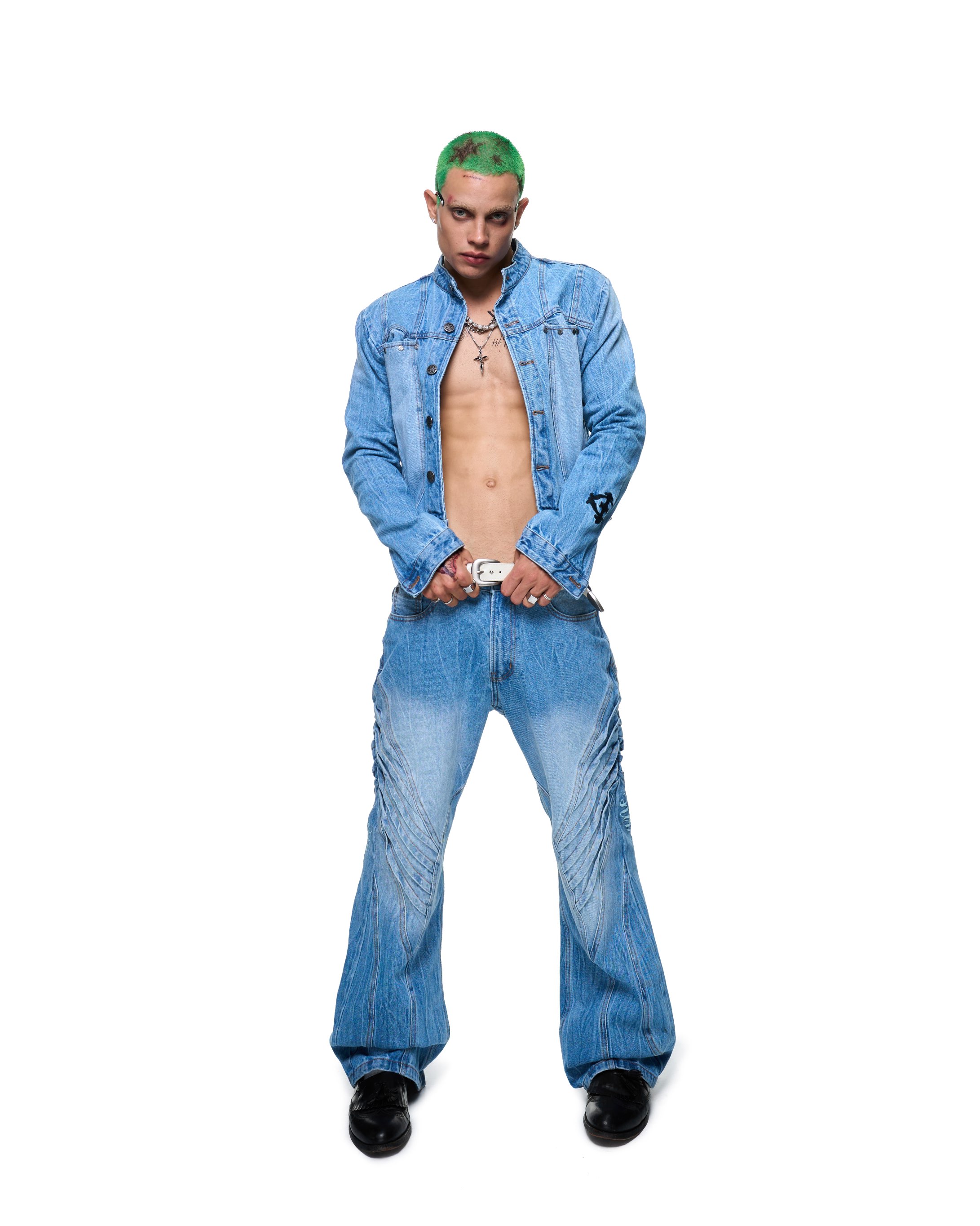 Insane® Elite Denim Women Jacket - Light Blue