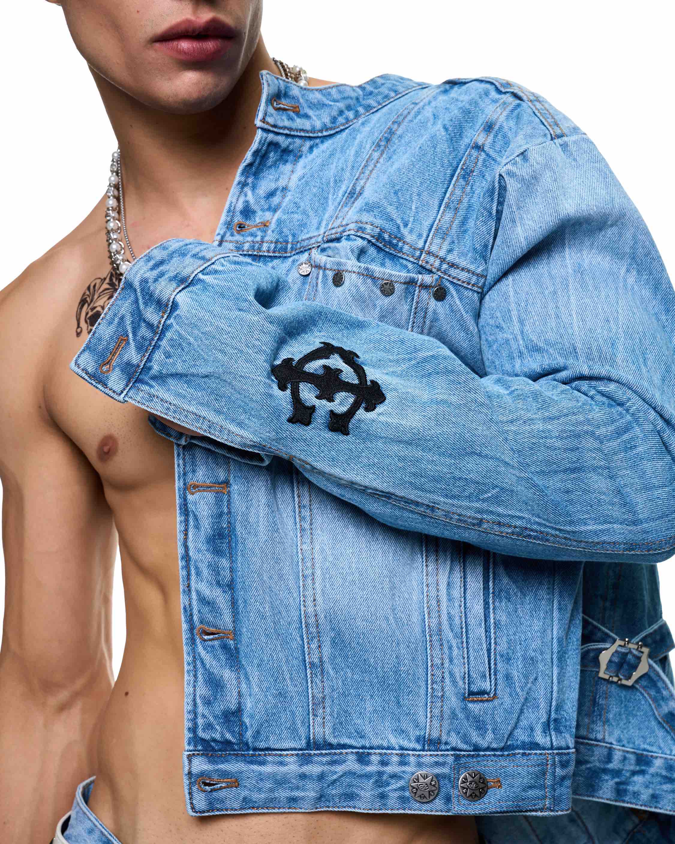 Insane® Elite Denim Women Jacket - Light Blue