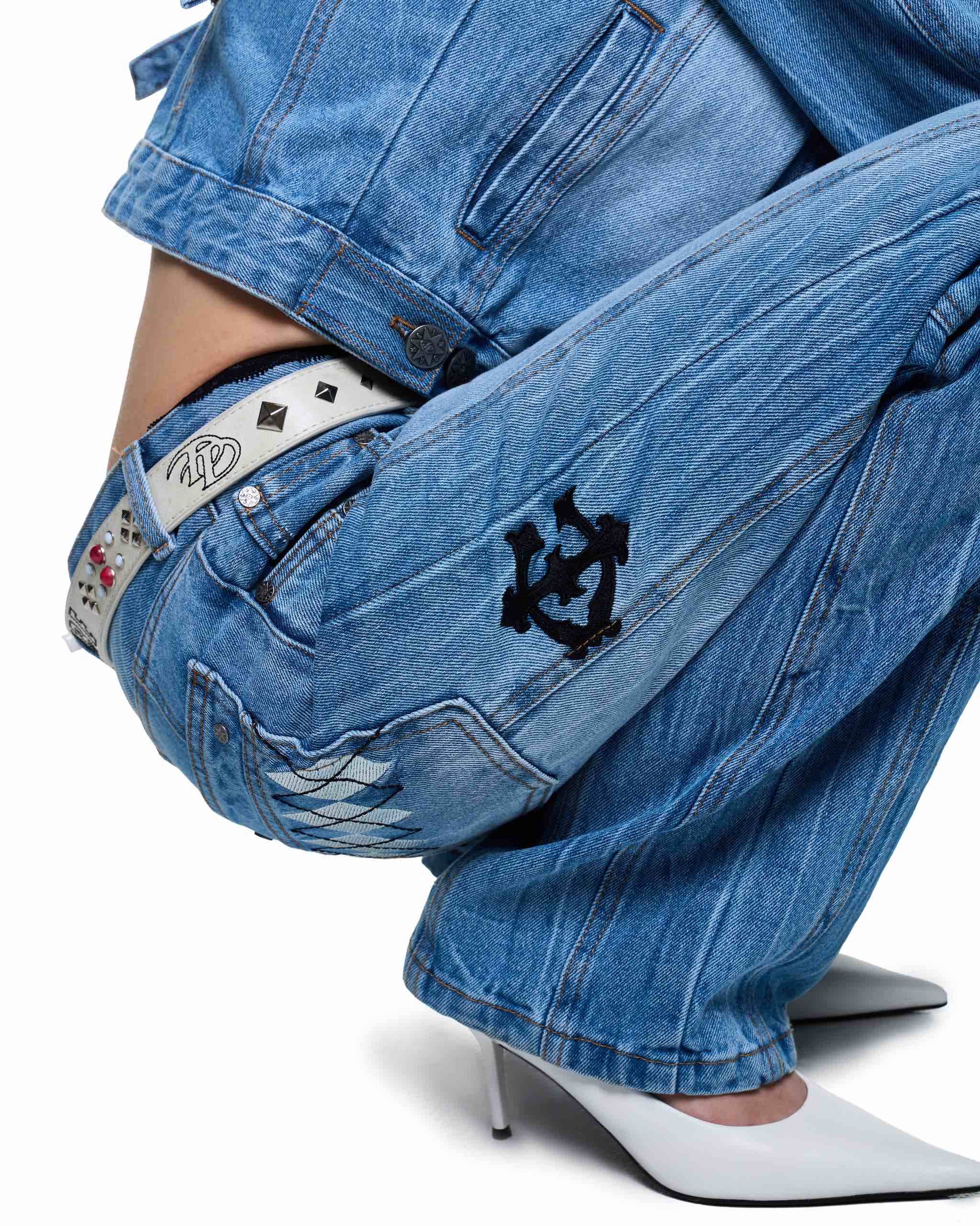 Insane® Elite Denim Women Pants - Light Blue