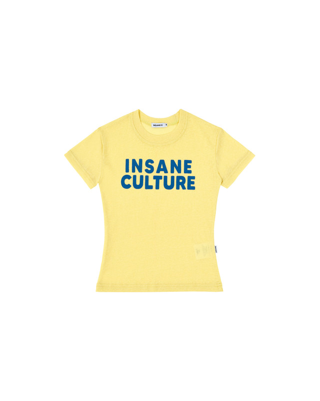 Insane® Culture Baby Tee - Lime Yellow