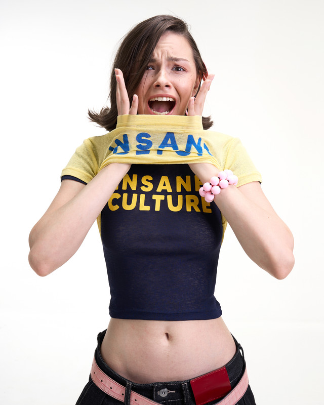 Insane® Culture Baby Tee - Lime Yellow