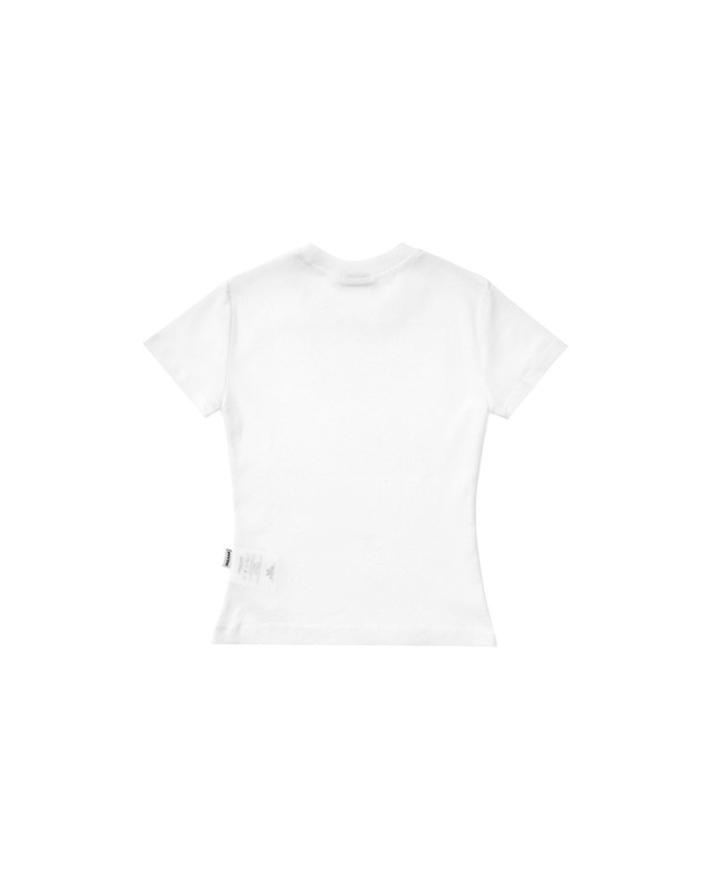 Insane® Script Baby Tee - White