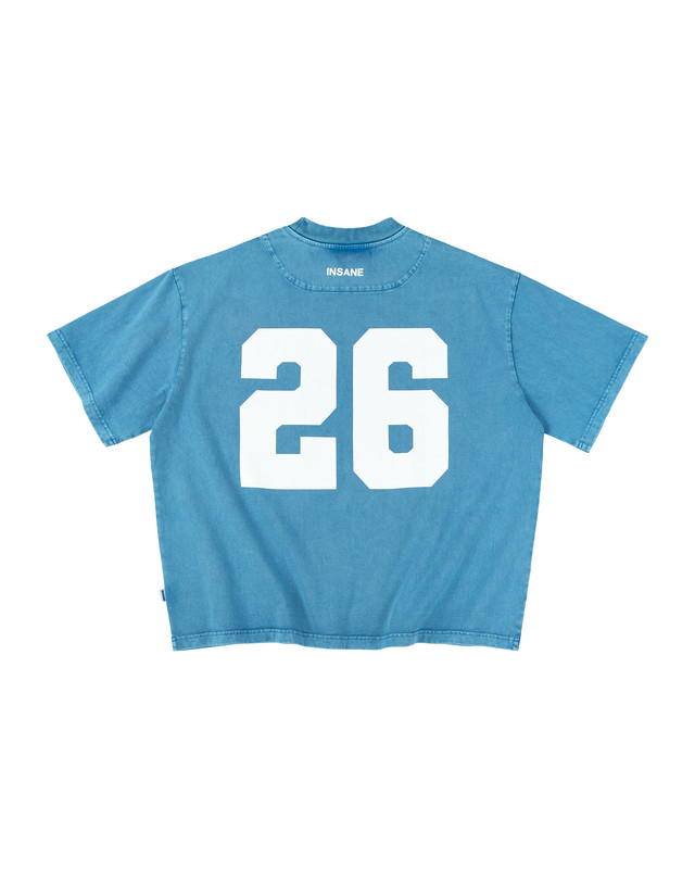 Insane® Culture 26 Washed Tee - Faded Blue