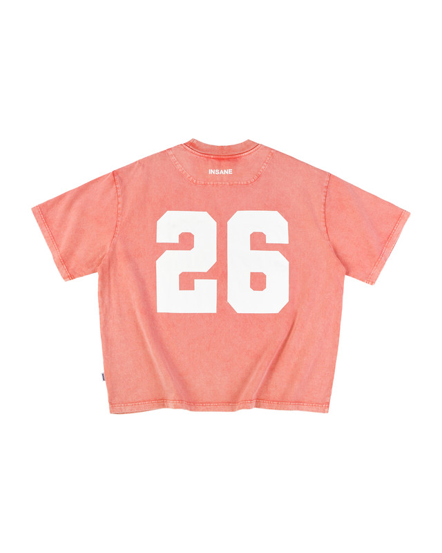 Insane® Culture 26 Washed Tee - Faded Orange