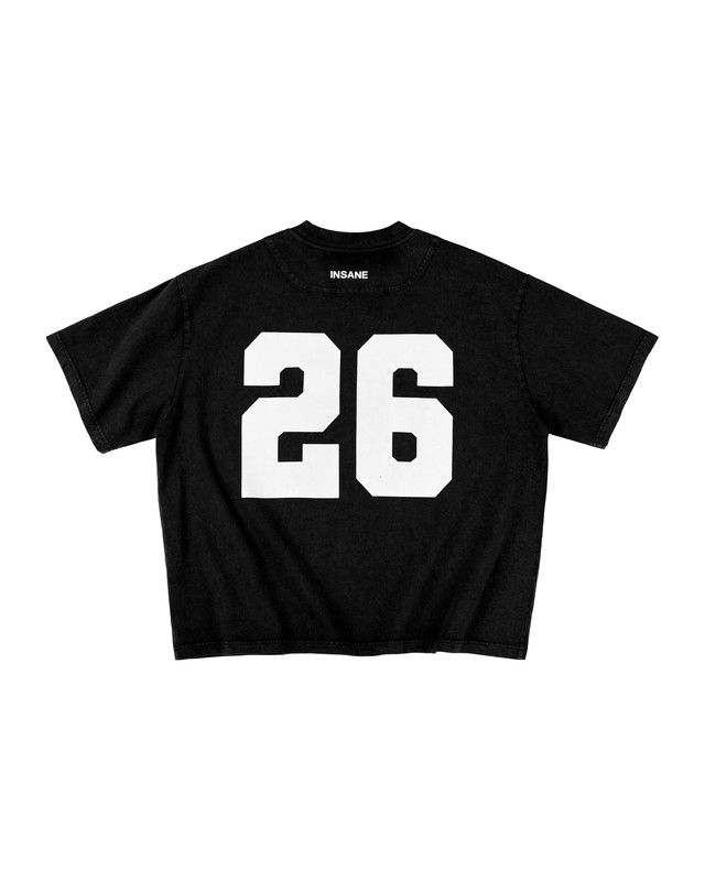 Insane® Culture 26 Washed Tee - Faded Black