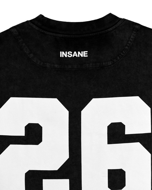 Insane® Culture 26 Washed Tee - Faded Black