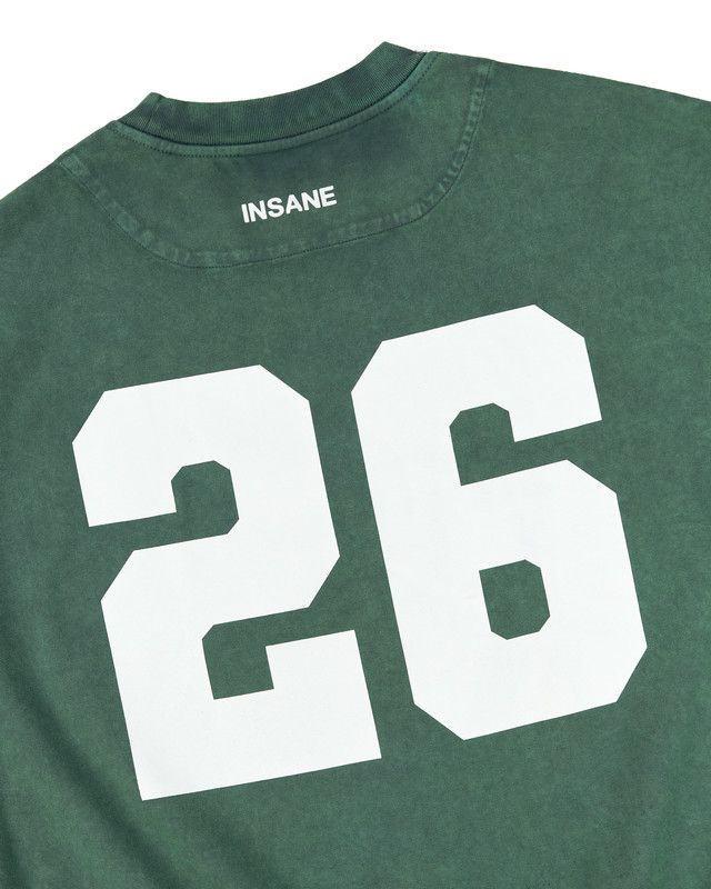 Insane® Culture 26 Washed Tee - Faded Green