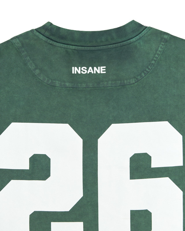Insane® Culture 26 Washed Tee - Faded Green