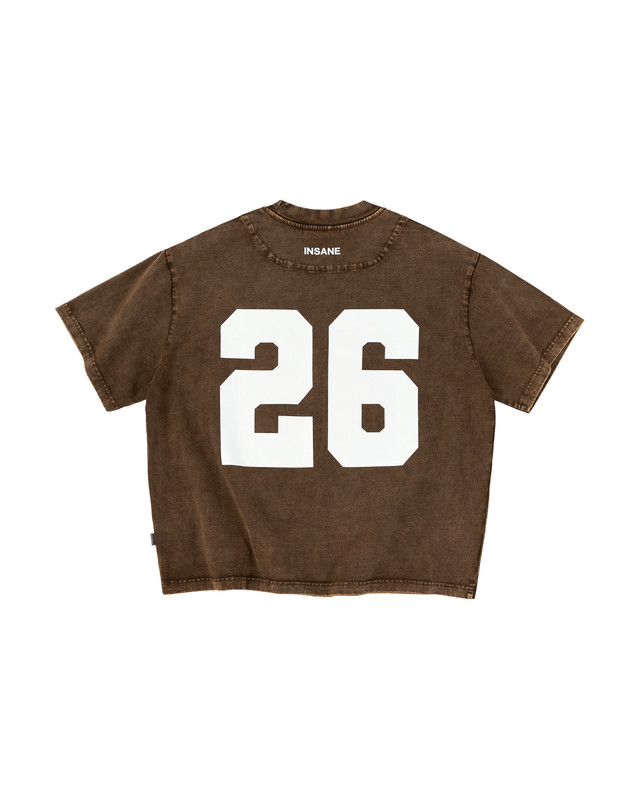 Insane® Culture 26 Washed Tee - Faded Brown