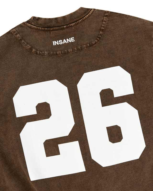 Insane® Culture 26 Washed Tee - Faded Brown