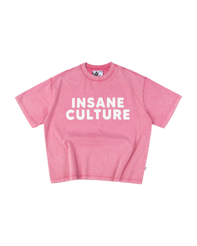 Insane® Culture 26 Washed Tee - Faded Pink