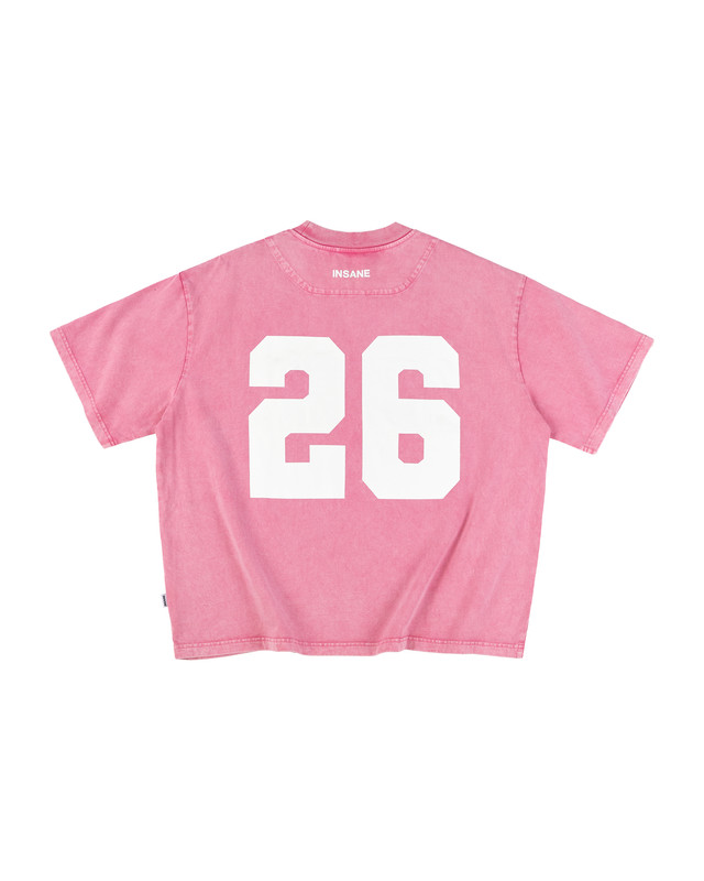 Insane® Culture 26 Washed Tee - Faded Pink