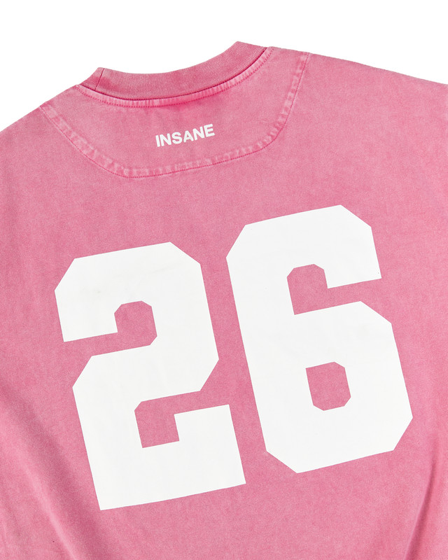 Insane® Culture 26 Washed Tee - Faded Pink