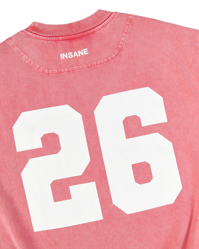 Insane® Culture 26 Washed Tee - Faded Red