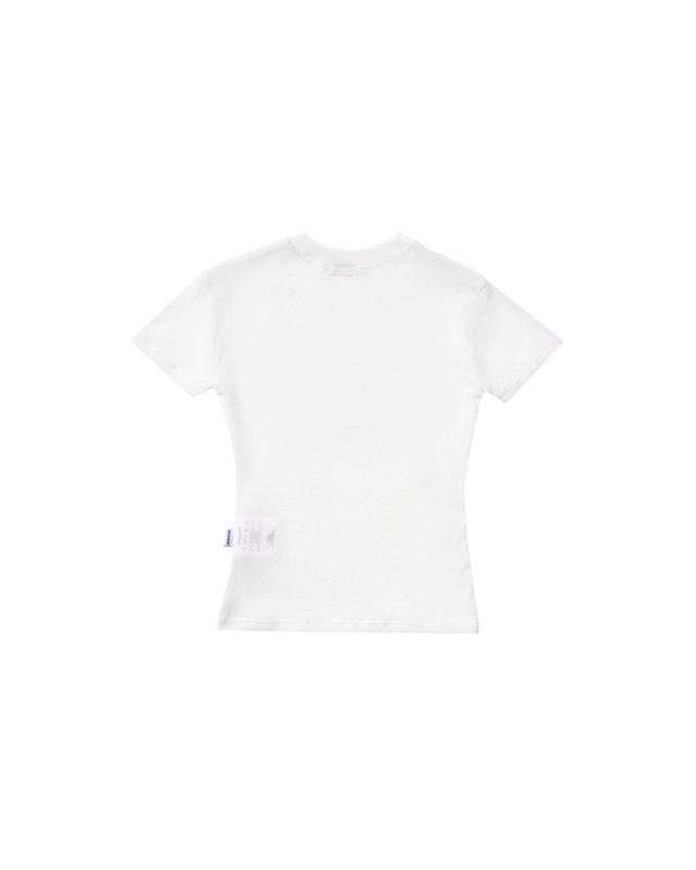 Insane® Stamp Baby Tee - White