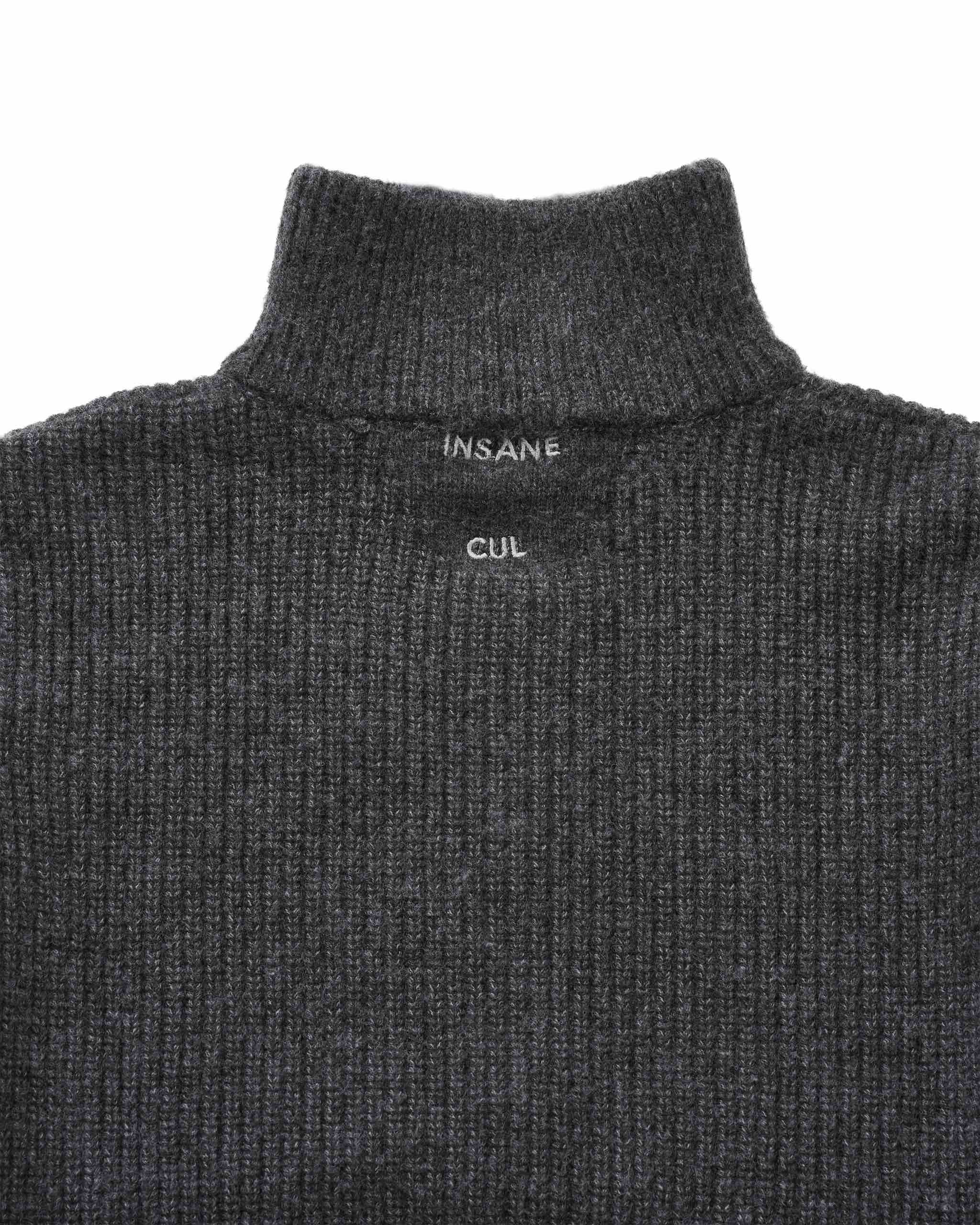 Insane® Harrington Cardigan - Dark Grey