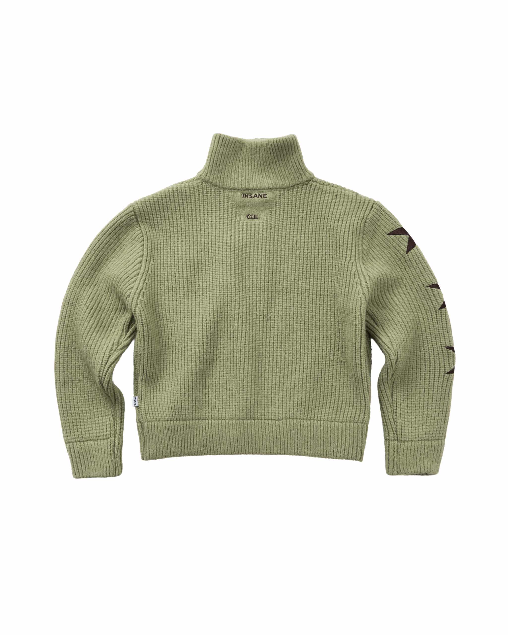 Insane® Harrington Cardigan - Avocado Green