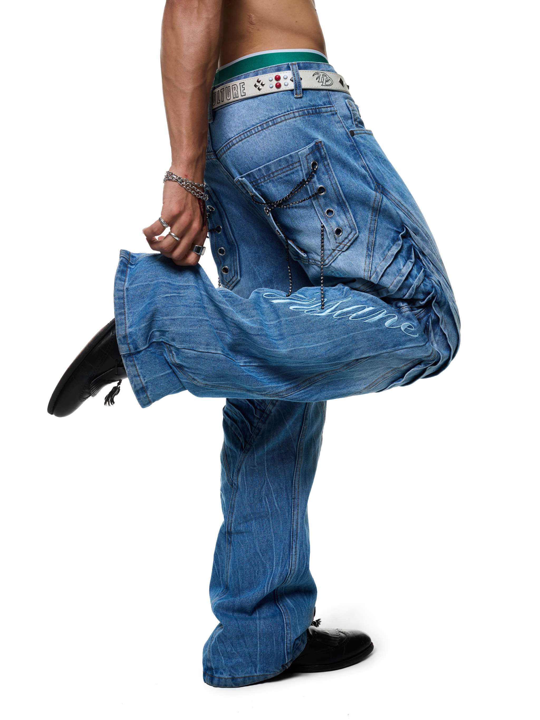 Insane® Preppy Pants - Light Blue
