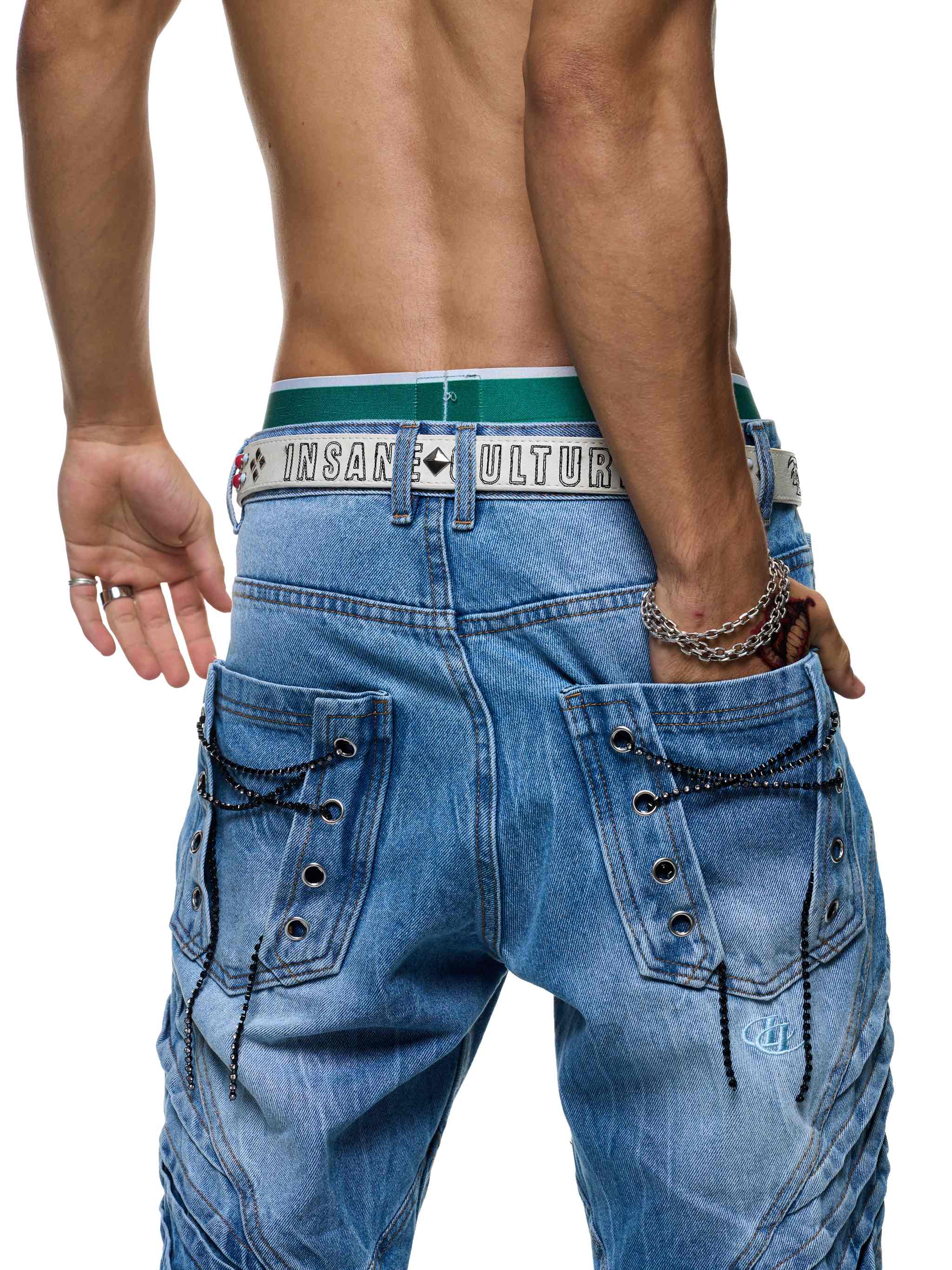 Insane® Preppy Pants - Light Blue