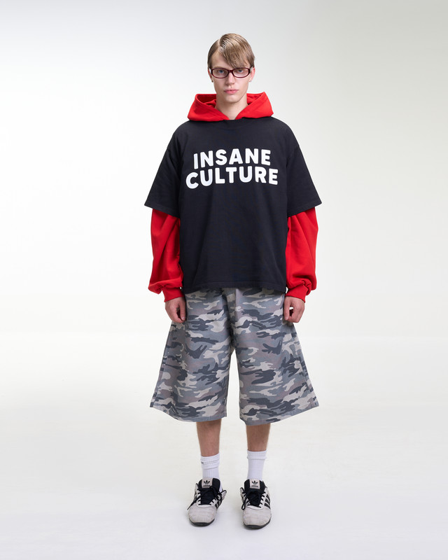 Insane® Culture 26 Washed Tee - Faded Black