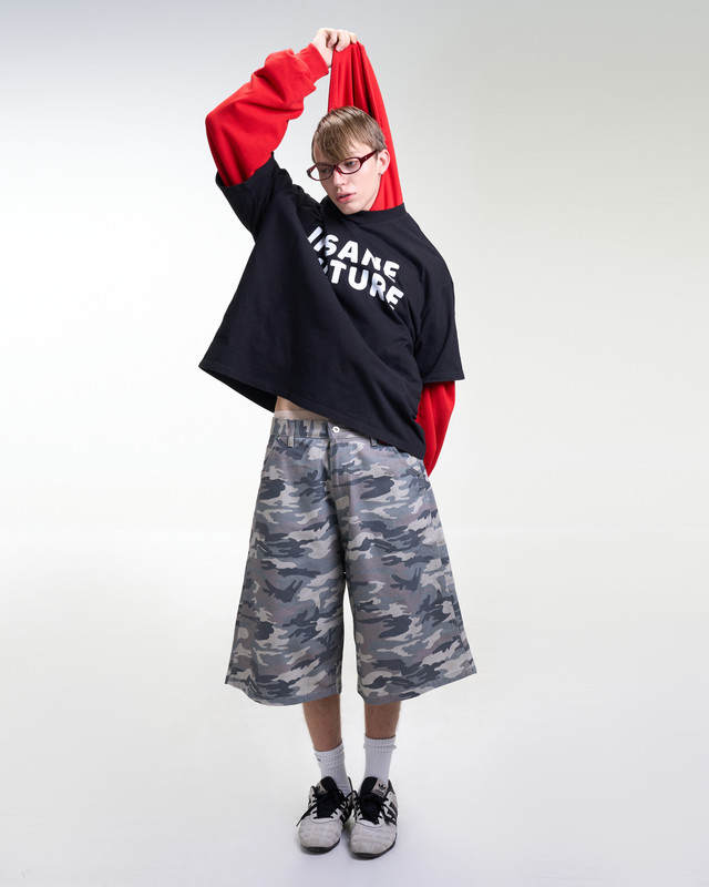 Insane® Culture 26 Washed Tee - Faded Black