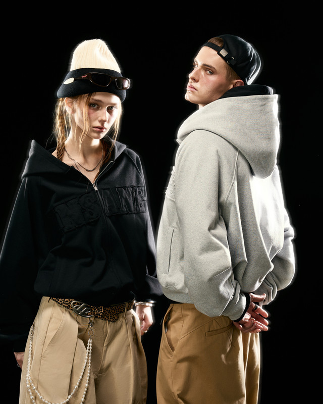 Insane® Studded Hoodie - Melange