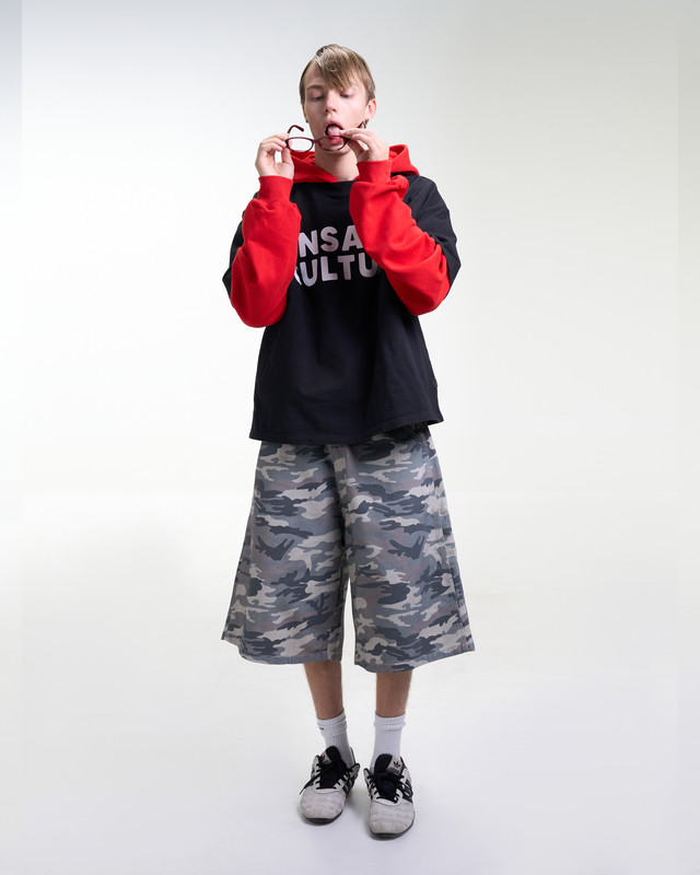 Insane® Culture 26 Washed Tee - Faded Black