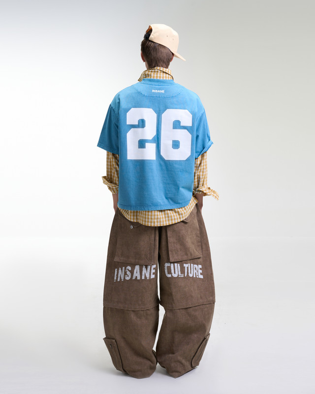 Insane® Culture 26 Washed Tee - Faded Blue