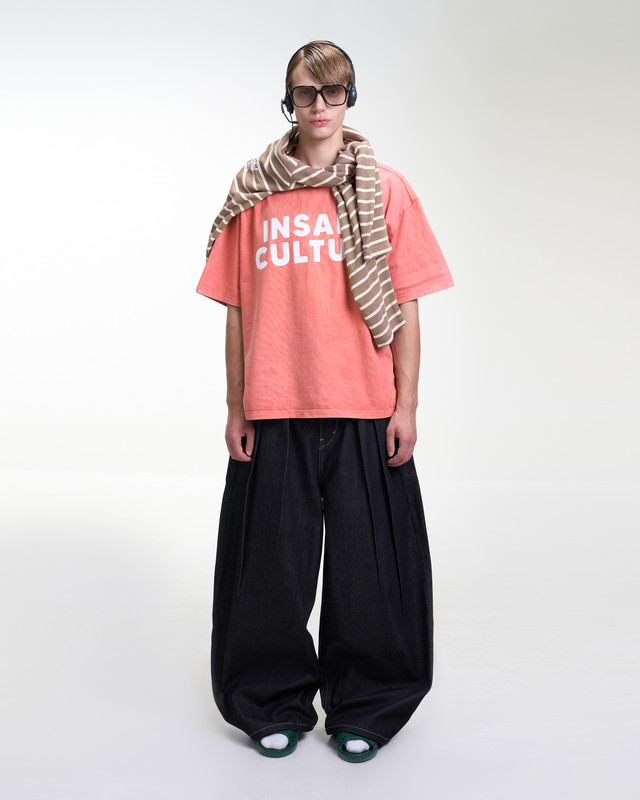 Insane® Culture 26 Washed Tee - Faded Orange