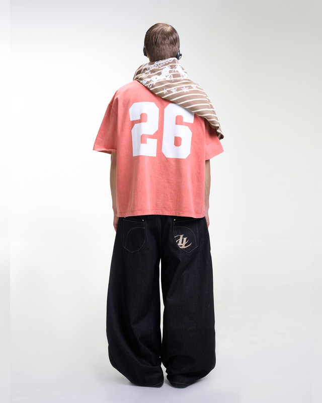 Insane® Culture 26 Washed Tee - Faded Orange