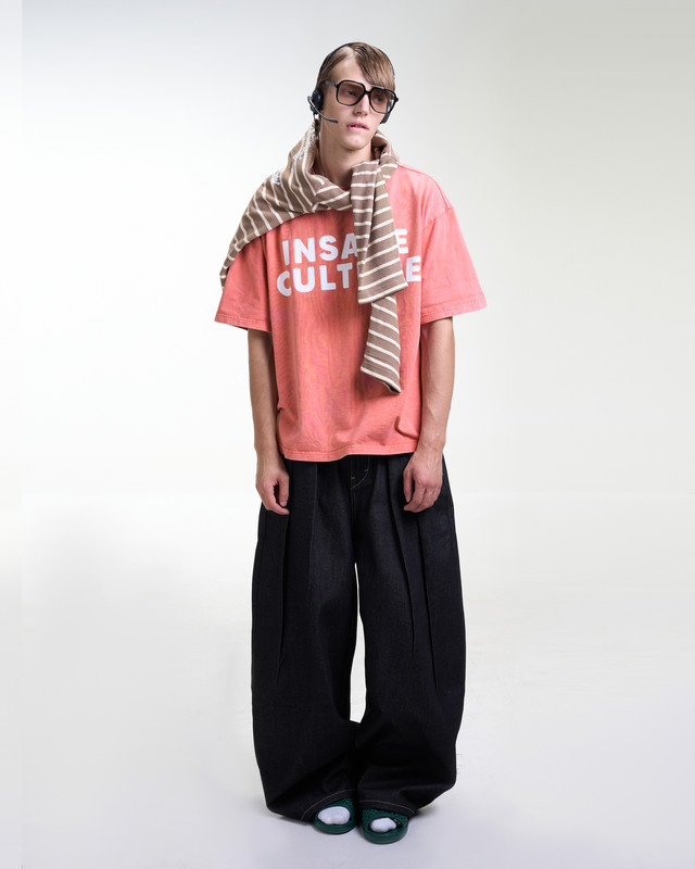 Insane® Culture 26 Washed Tee - Faded Orange