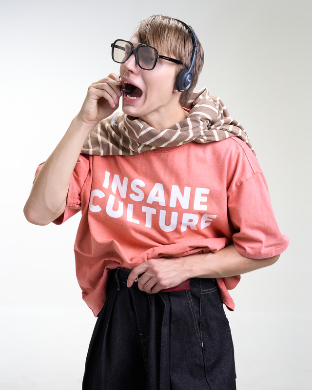 Insane® Culture 26 Washed Tee - Faded Orange