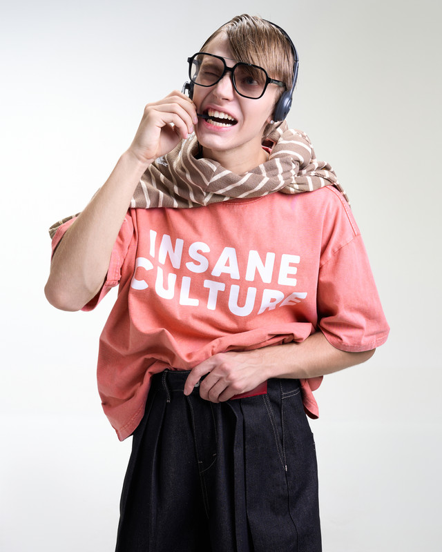 Insane® Culture 26 Washed Tee - Faded Orange