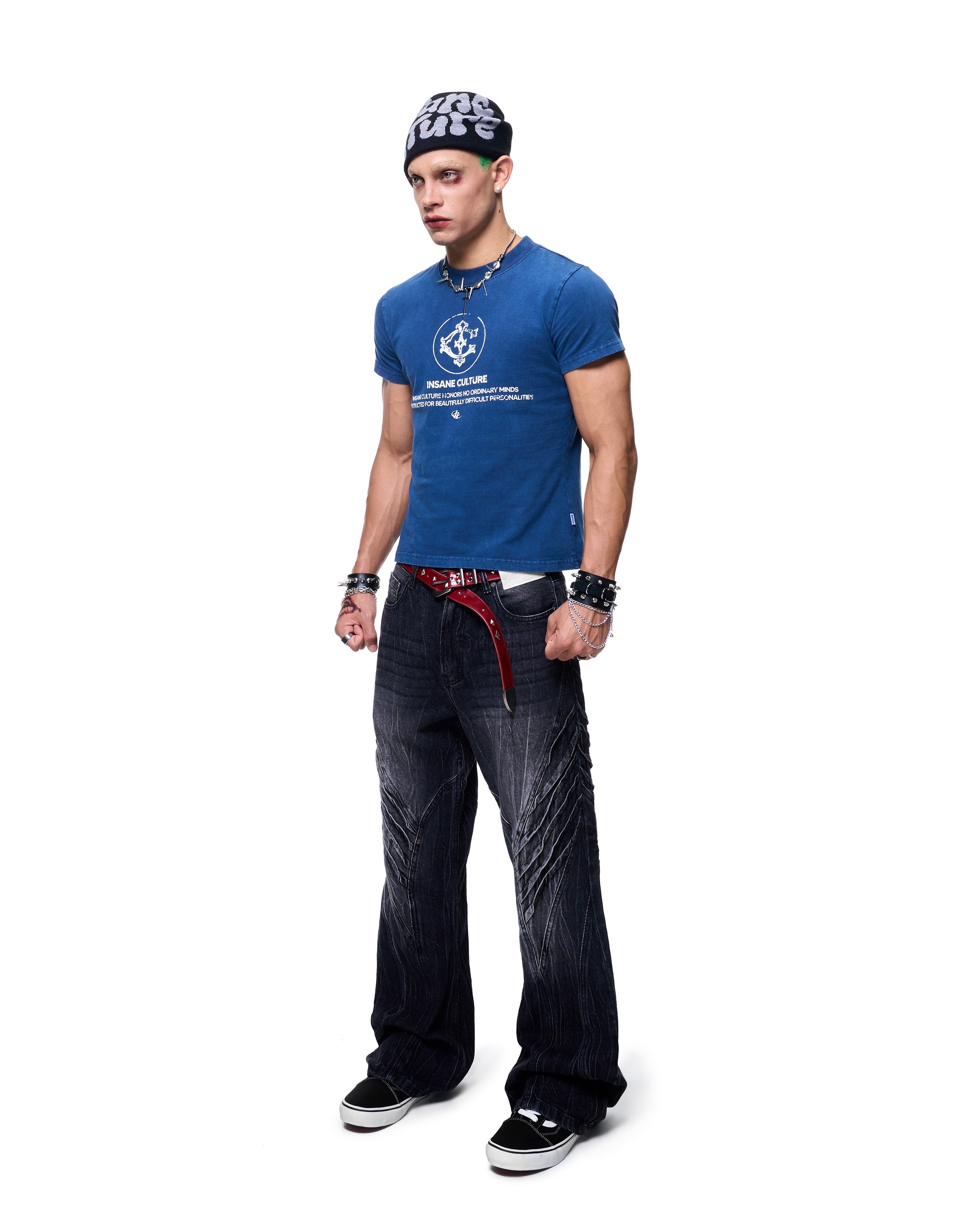 Insane® Hennessy Tee - Washed Blue