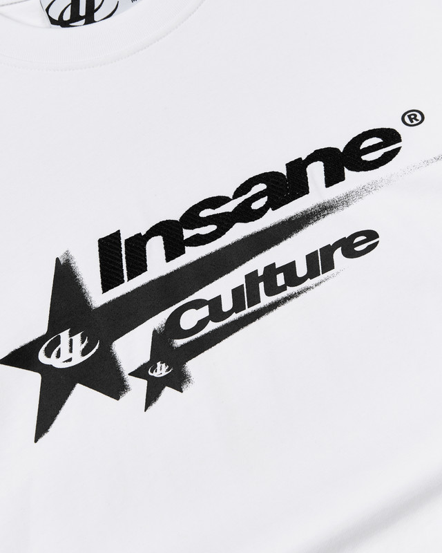 Insane® Shooting Star Tee - White